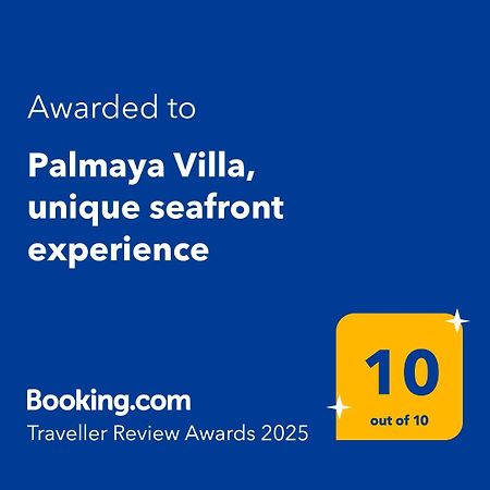 Palmaya Villa, Unique Seafront Experience Vagia  Exterior photo