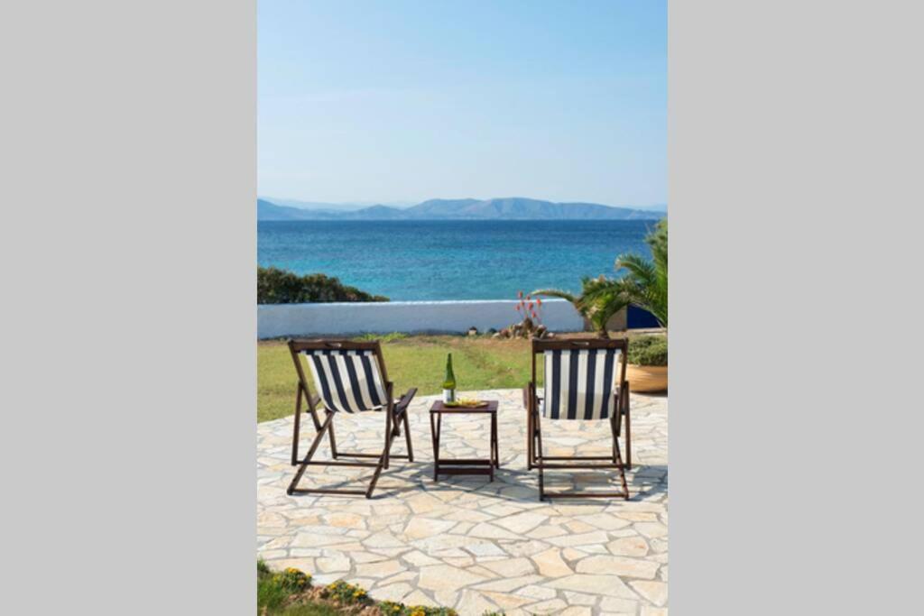Palmaya Villa, Unique Seafront Experience Vagia  Exterior photo